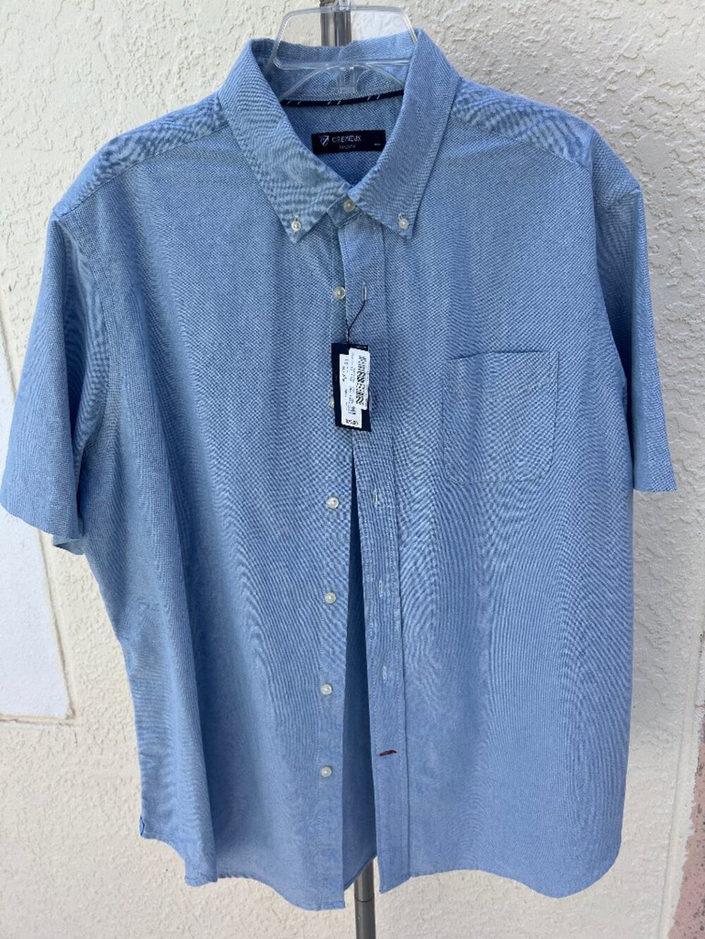 Men's short sleeve classic office shirt - NWT size XL - Daniel Cremieux